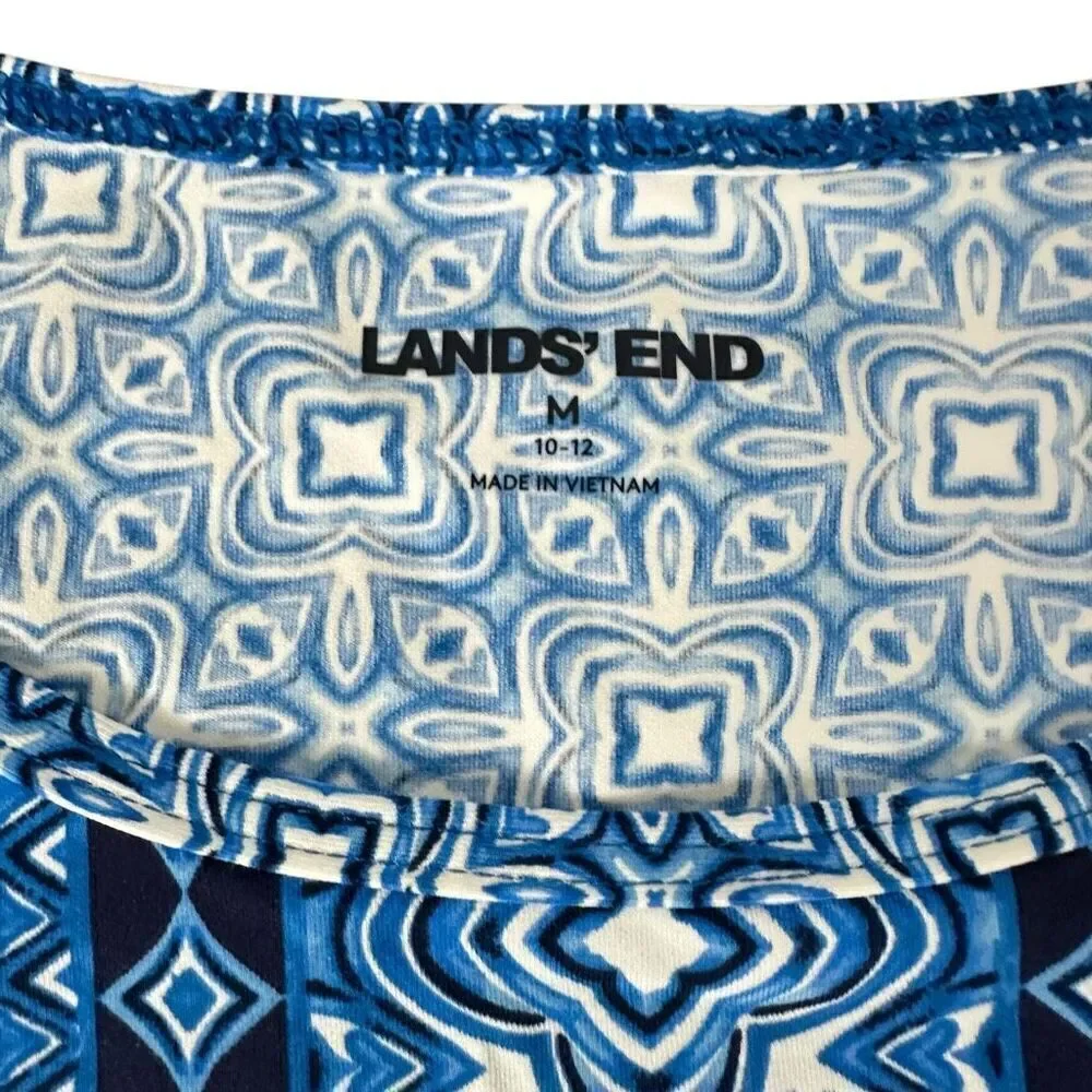 Lands' End Long Sleeve Swim Rash Guard size Medium